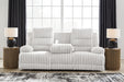 Rhines Falls Power Reclining Sofa with Drop Down Table - Discount Furniture World (Burlington,NC)