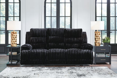 Rhine Falls Power Reclining Sofa with Drop Down Table - Discount Furniture World (Burlington,NC)
