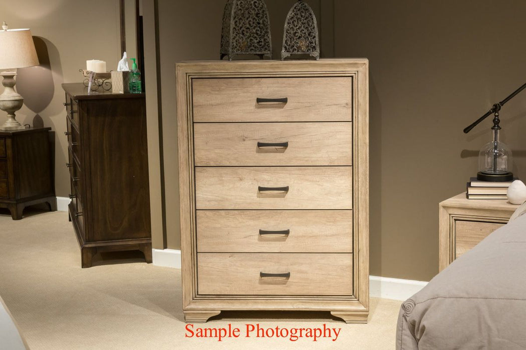 Liberty Sun Valley 5-Drawer Chest in Sandstone