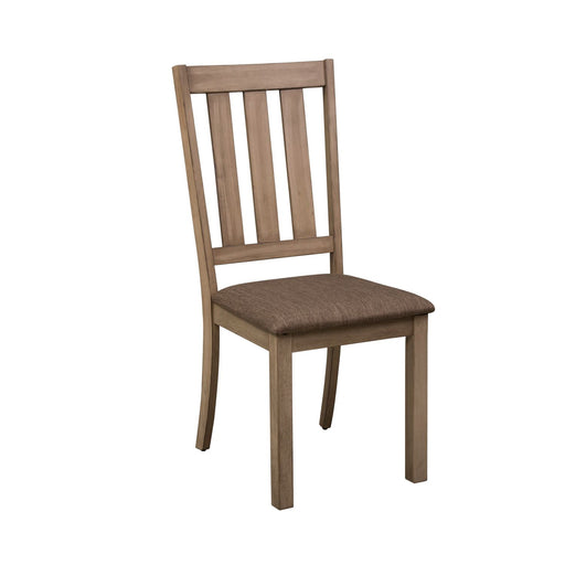 Sun Valley Slat Back Side Chair in Sandstone (RTA) - Discount Furniture World (Burlington,NC)