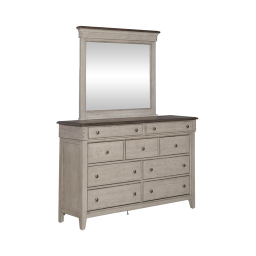 Ivy Hollow Dresser & Mirror - Discount Furniture World (Burlington,NC)