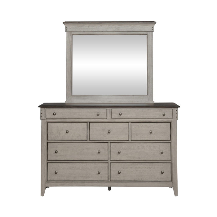 Ivy Hollow Dresser & Mirror - Discount Furniture World (Burlington,NC)