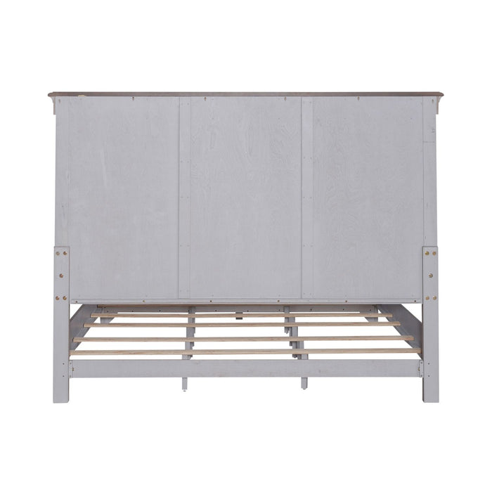 Ivy Hollow King Storage Bed - Discount Furniture World (Burlington,NC)