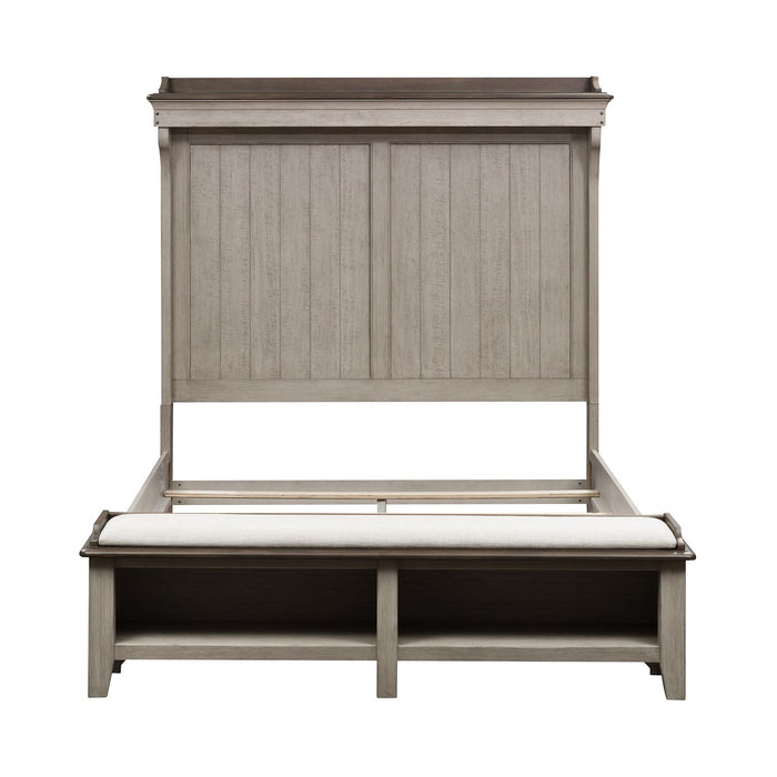 Ivy Hollow Queen Mantle Storage Bed - Discount Furniture World (Burlington,NC)