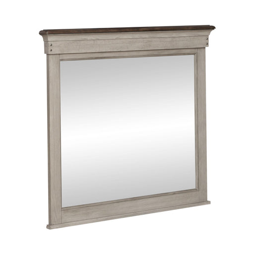 Ivy Hollow Landscape Mirror in Weathered Linen - Discount Furniture World (Burlington,NC)