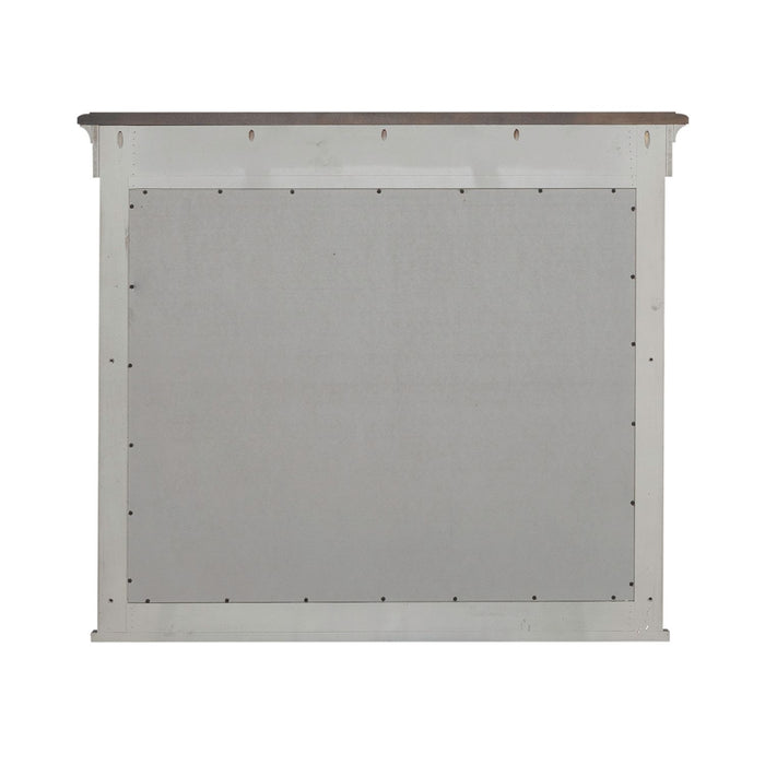 Ivy Hollow Landscape Mirror in Weathered Linen - Discount Furniture World (Burlington,NC)