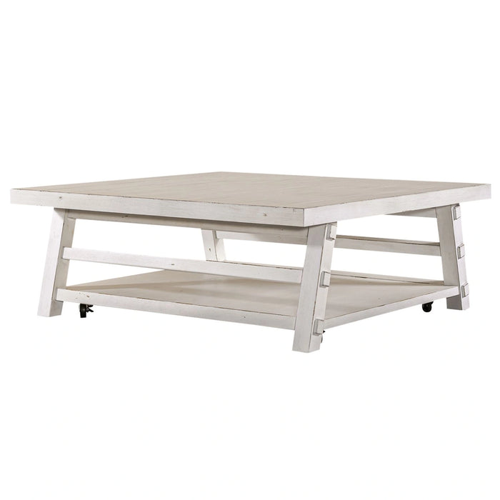 Modern Farmhouse Oversized Square Cocktail Table image