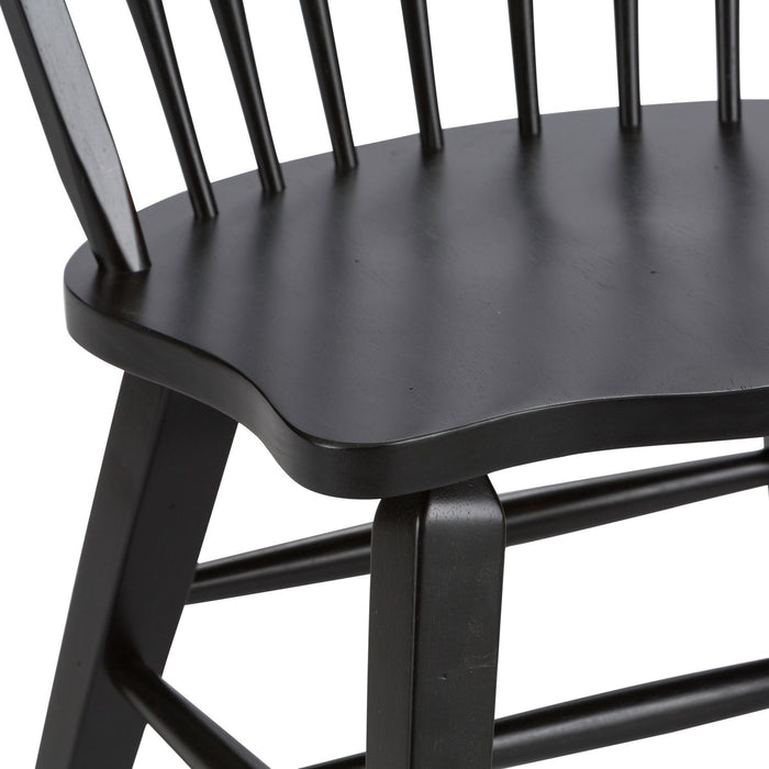 Hearthstone Ridge Windsor Back Side Chair - Black image