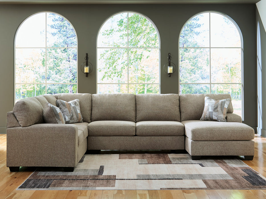 Newellen Sleeper Sectional with Chaise - Discount Furniture World (Burlington,NC)