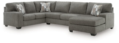 Clarington Sectional with Chaise - Discount Furniture World (Burlington,NC)