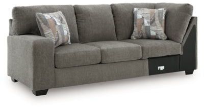 Clarington Sectional with Chaise - Discount Furniture World (Burlington,NC)