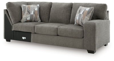 Clarington Sectional with Chaise - Discount Furniture World (Burlington,NC)