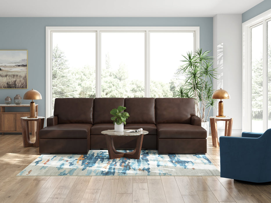 McDowlan Sectional with Double Chaise - Discount Furniture World (Burlington,NC)