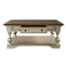 Morgan Creek Cocktail Table in Antique White - Discount Furniture World (Burlington,NC)