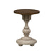 Morgan Creek Chair Side Table in Antique White - Discount Furniture World (Burlington,NC)