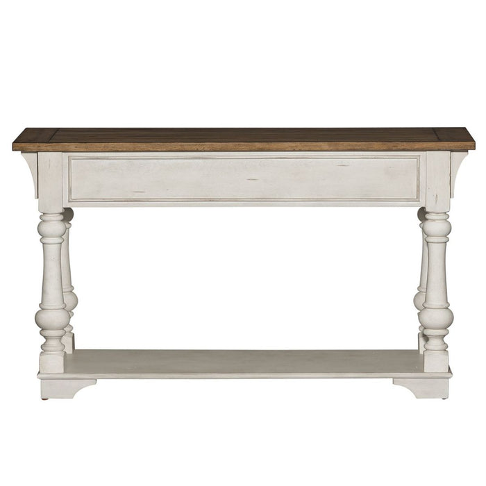 Liberty Morgan Creek Sofa Table in Antique White