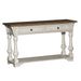 Morgan Creek Sofa Table in Antique White - Discount Furniture World (Burlington,NC)
