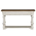 Morgan Creek Sofa Table in Antique White - Discount Furniture World (Burlington,NC)