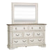 Abbey Park Panel Bed, Dresser & Mirror image