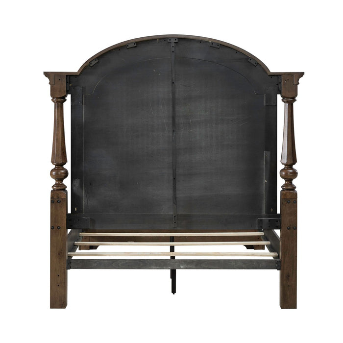 Arden Road Queen Poster Bed - Discount Furniture World (Burlington,NC)