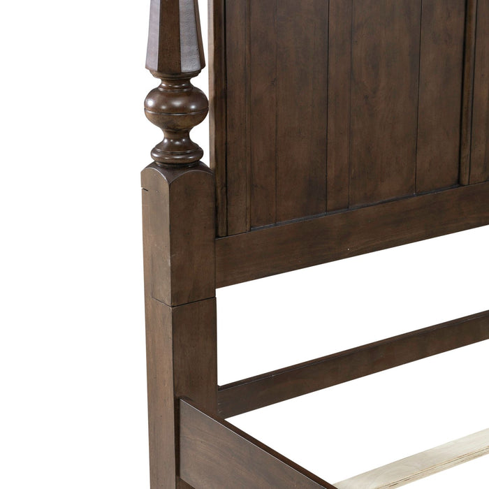 Arden Road Queen Poster Bed - Discount Furniture World (Burlington,NC)