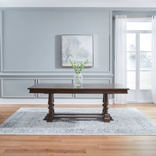 Arden Road Trestle Table Set - Discount Furniture World (Burlington,NC)