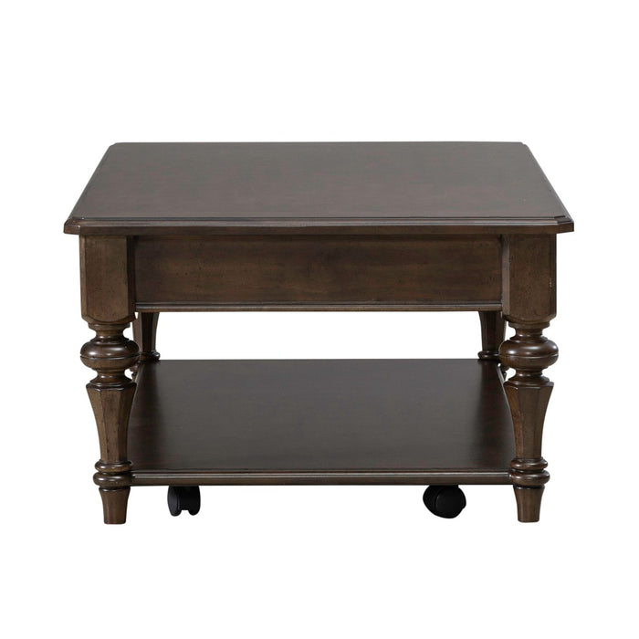 Arden Road Rectangular Cocktail Table in Satin Cherry - Discount Furniture World (Burlington,NC)
