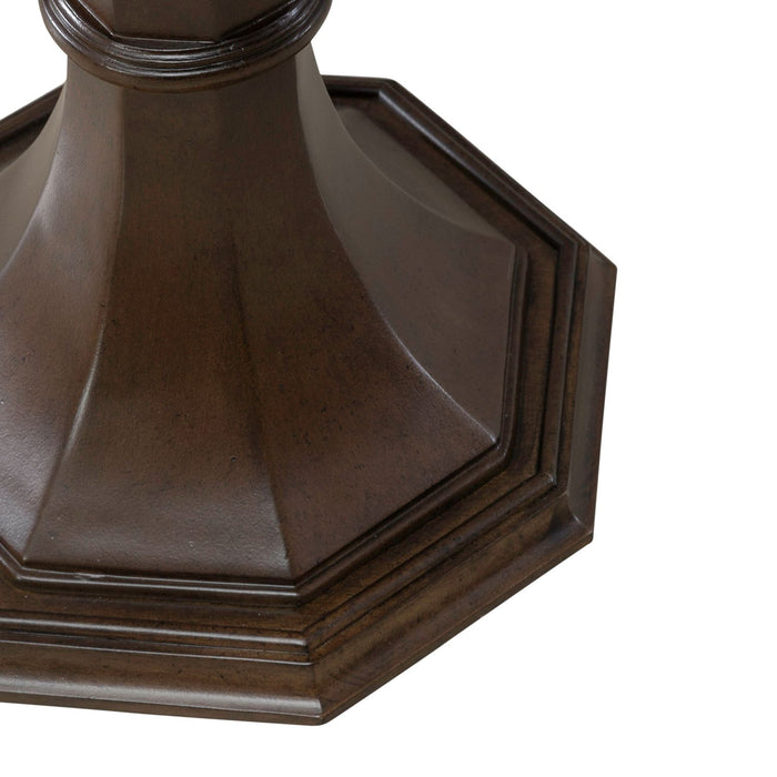 Arden Road Round Chairside Table in Satin Cherry image