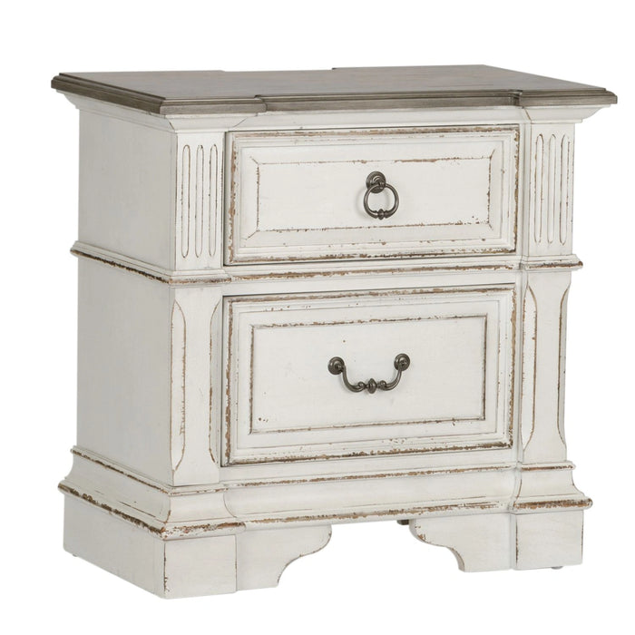 Abbey Park Panel Bed, Dresser & Mirror, Chest, Night Stand image