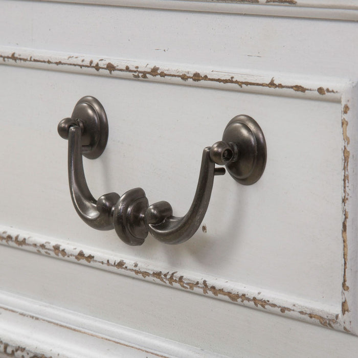 Abbey Park King California Panel Bed, Dresser & Mirror - Discount Furniture World (Burlington,NC)