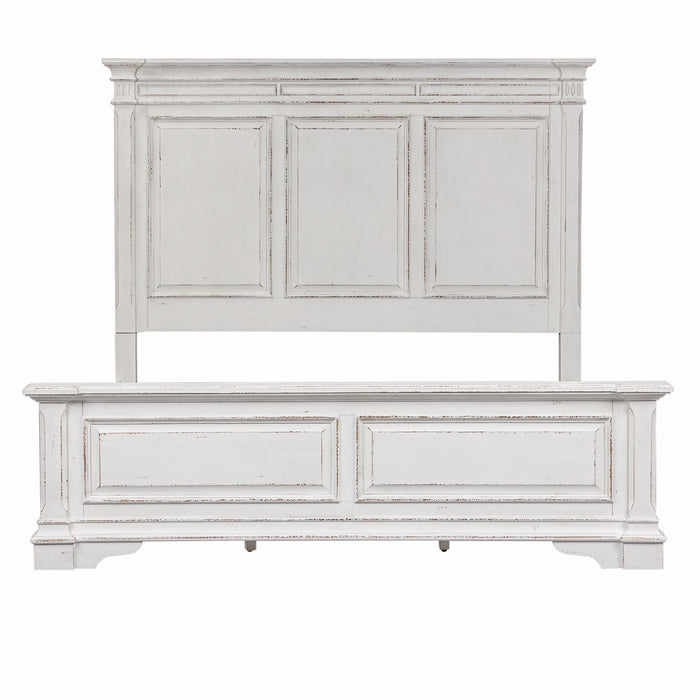 Abbey Park King California Panel Bed, Dresser & Mirror, Chest, Night Stand - Discount Furniture World (Burlington,NC)