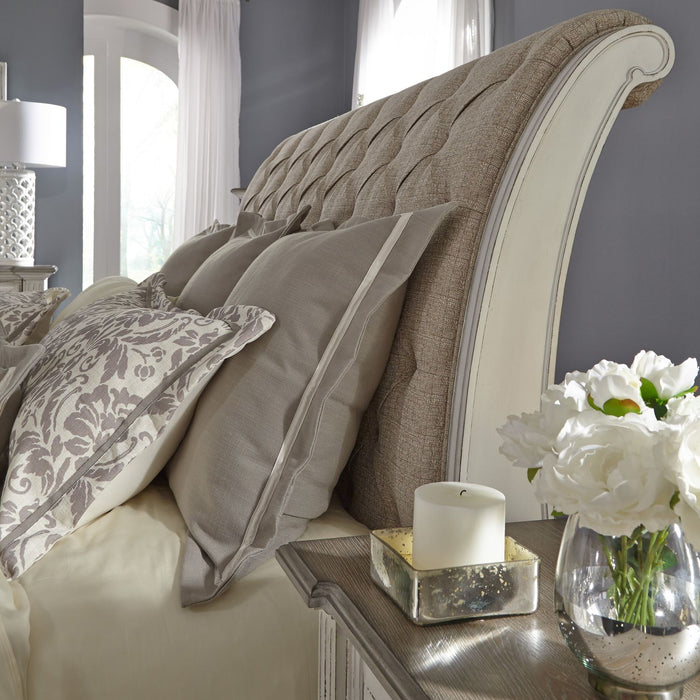 Abbey Park King California Sleigh Bed - Discount Furniture World (Burlington,NC)