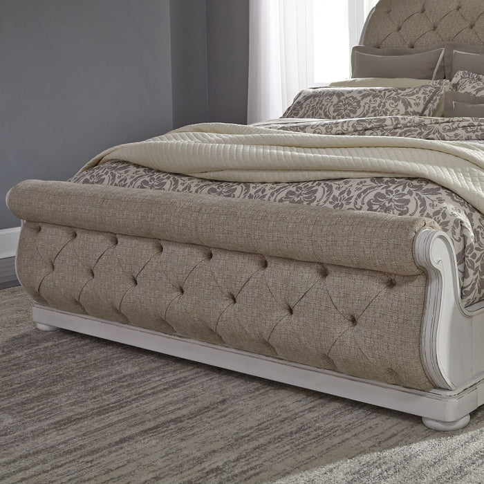 Abbey Park King California Sleigh Bed - Discount Furniture World (Burlington,NC)