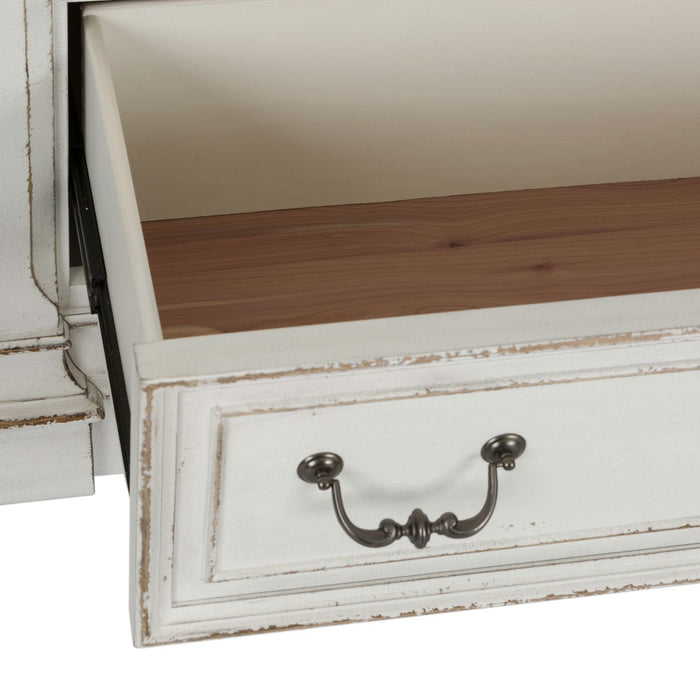 Abbey Park King California Sleigh Bed, Dresser & Mirror - Discount Furniture World (Burlington,NC)