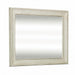 Abbey Park Mirror in Antique White - Discount Furniture World (Burlington,NC)