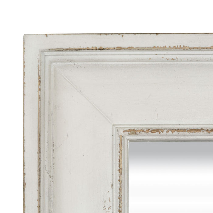 Abbey Park Mirror in Antique White - Discount Furniture World (Burlington,NC)