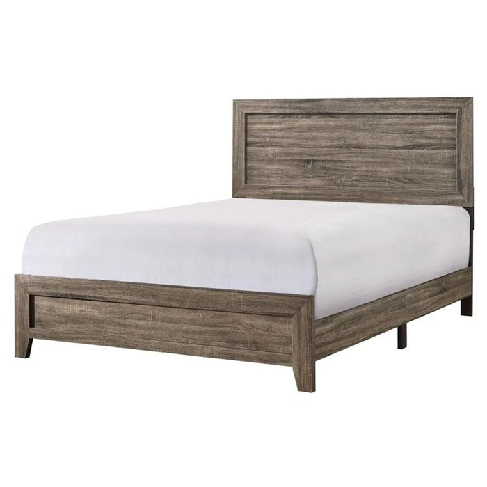 Crown Mark Millie Full Panel Bed in Grey image