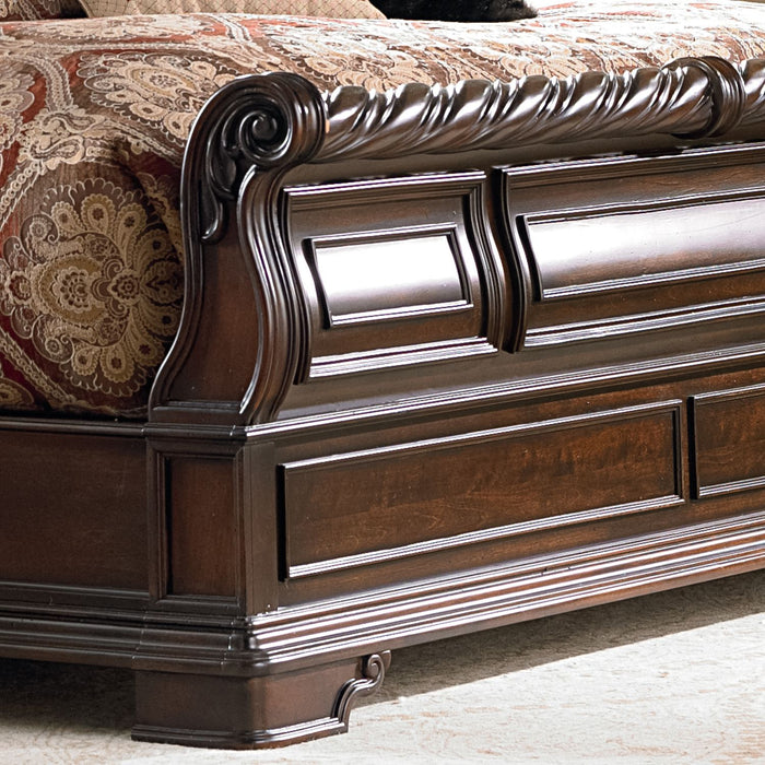 Arbor Place Queen Sleigh Bed - Discount Furniture World (Burlington,NC)