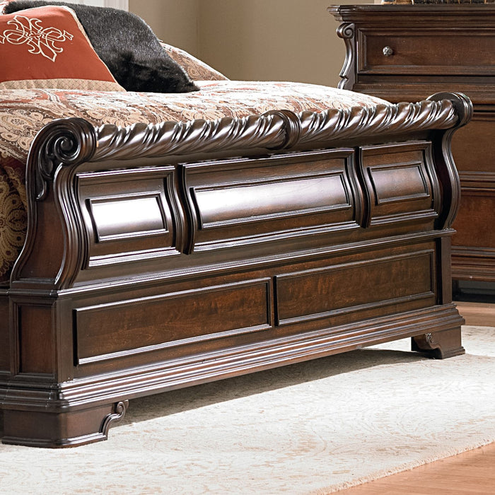 Arbor Place Queen Sleigh Bed - Discount Furniture World (Burlington,NC)