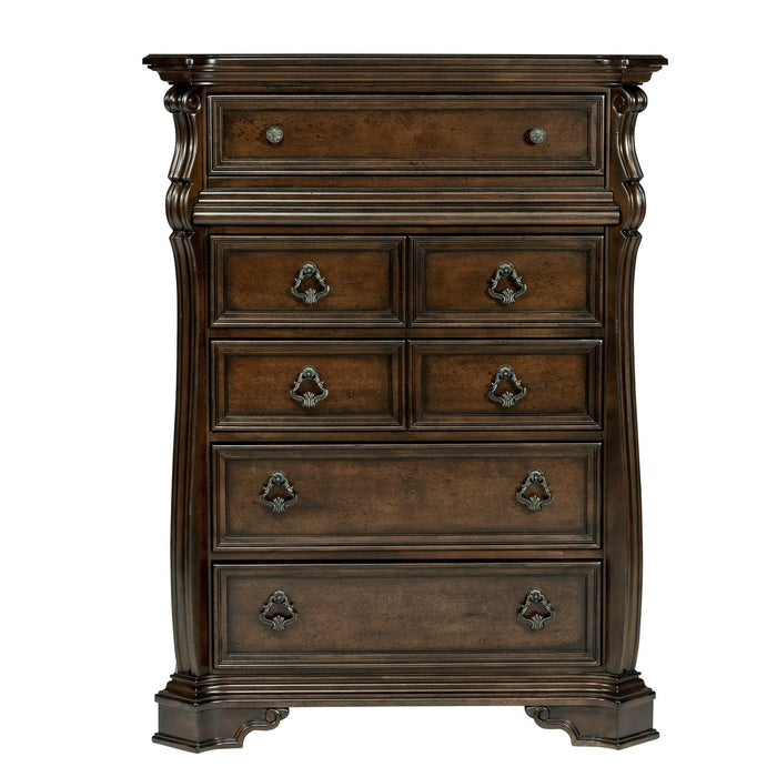 Arbor Place Queen Sleigh Bed, Dresser & Mirror, Chest, Night Stand - Discount Furniture World (Burlington,NC)