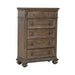 Carlisle Court 5 Drawer Chest in Chestnut with Dusty Wax image
