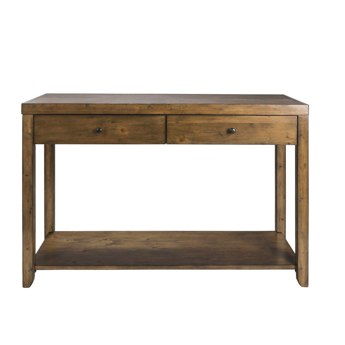 Mitchell Sofa Table in Brown - Discount Furniture World (Burlington,NC)