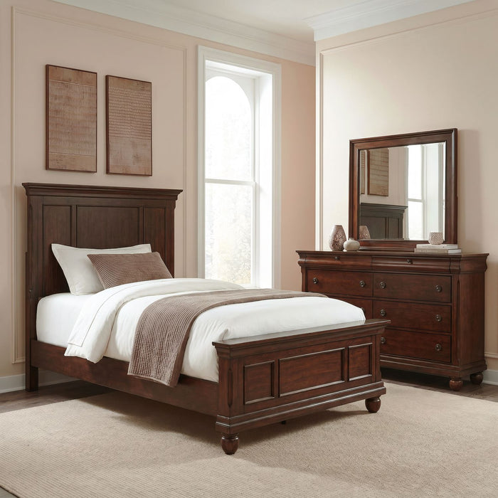 Rustic Traditions Full Panel Bed, Dresser & Mirror image