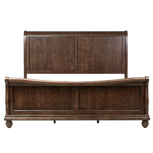 Rustic Traditions King California Sleigh Bed - Discount Furniture World (Burlington,NC)