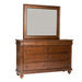 Rustic Traditions King California Sleigh Bed, Dresser & Mirror, Chest - Discount Furniture World (Burlington,NC)