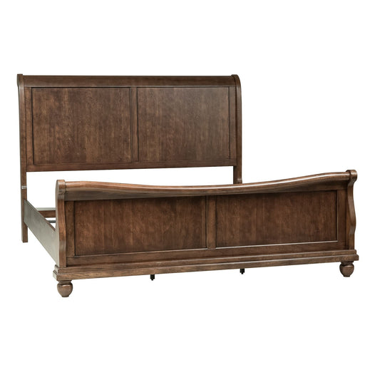 Rustic Traditions King Sleigh Bed - Discount Furniture World (Burlington,NC)