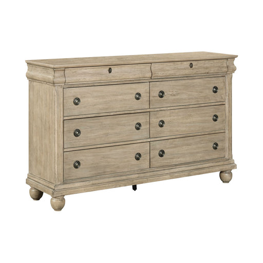 Rustic Traditions 8 Drawer Dresser - Discount Furniture World (Burlington,NC)