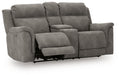 Next-Gen DuraPella Power Reclining Loveseat with Console - Discount Furniture World (Burlington,NC)