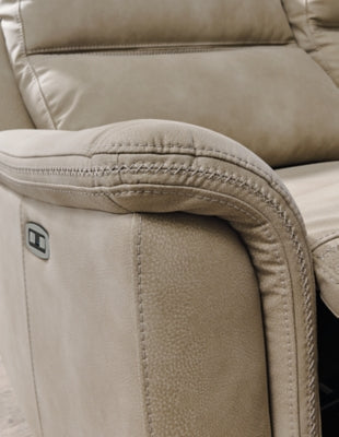 Next-Gen DuraPella Power Reclining Loveseat with Console - Discount Furniture World (Burlington,NC)