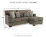 Stonemeade Sofa Chaise - Discount Furniture World (Burlington,NC)